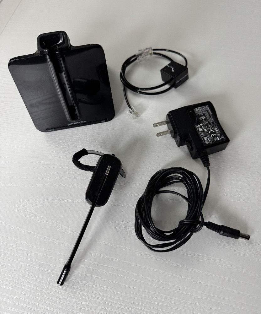 Plantronics CS540 (C054) Wireless Headset,  Base, Phone/Power Cord