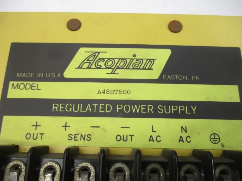 ACOPIAN A48HT600 NSNP