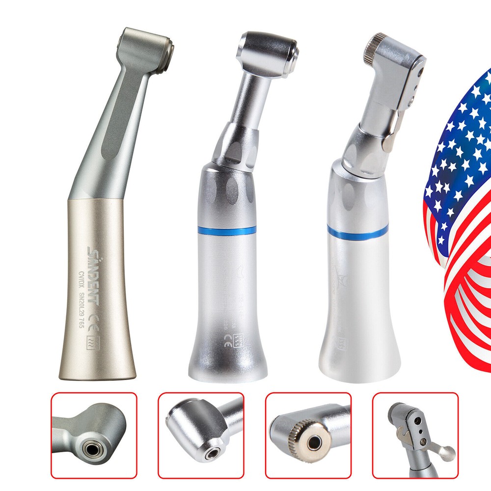 Dental Slow Low Speed Contra Angle Handpiece Push/Latch Head E-type CE
