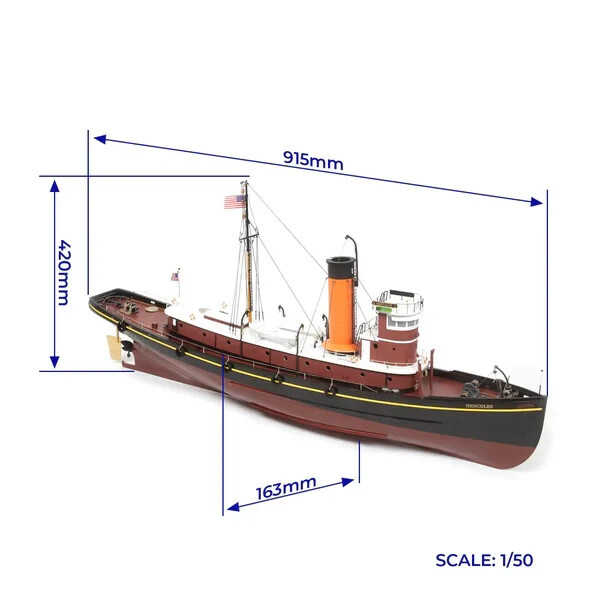 OCCRE Hercules Tugboat SHIP KIT 61002