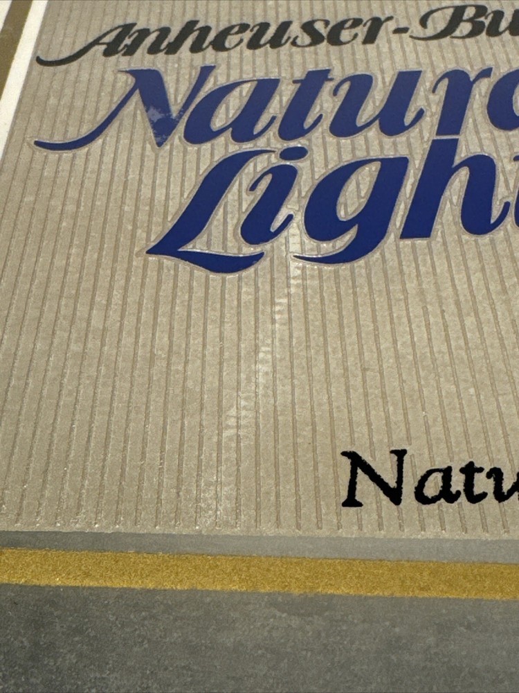 Anheuser-Busch Natural Light ‘On Draught’ Mirror 16”x10”