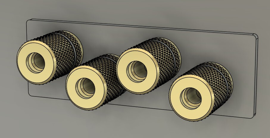 Harman/Kardon 730 speaker terminal upgrade kit