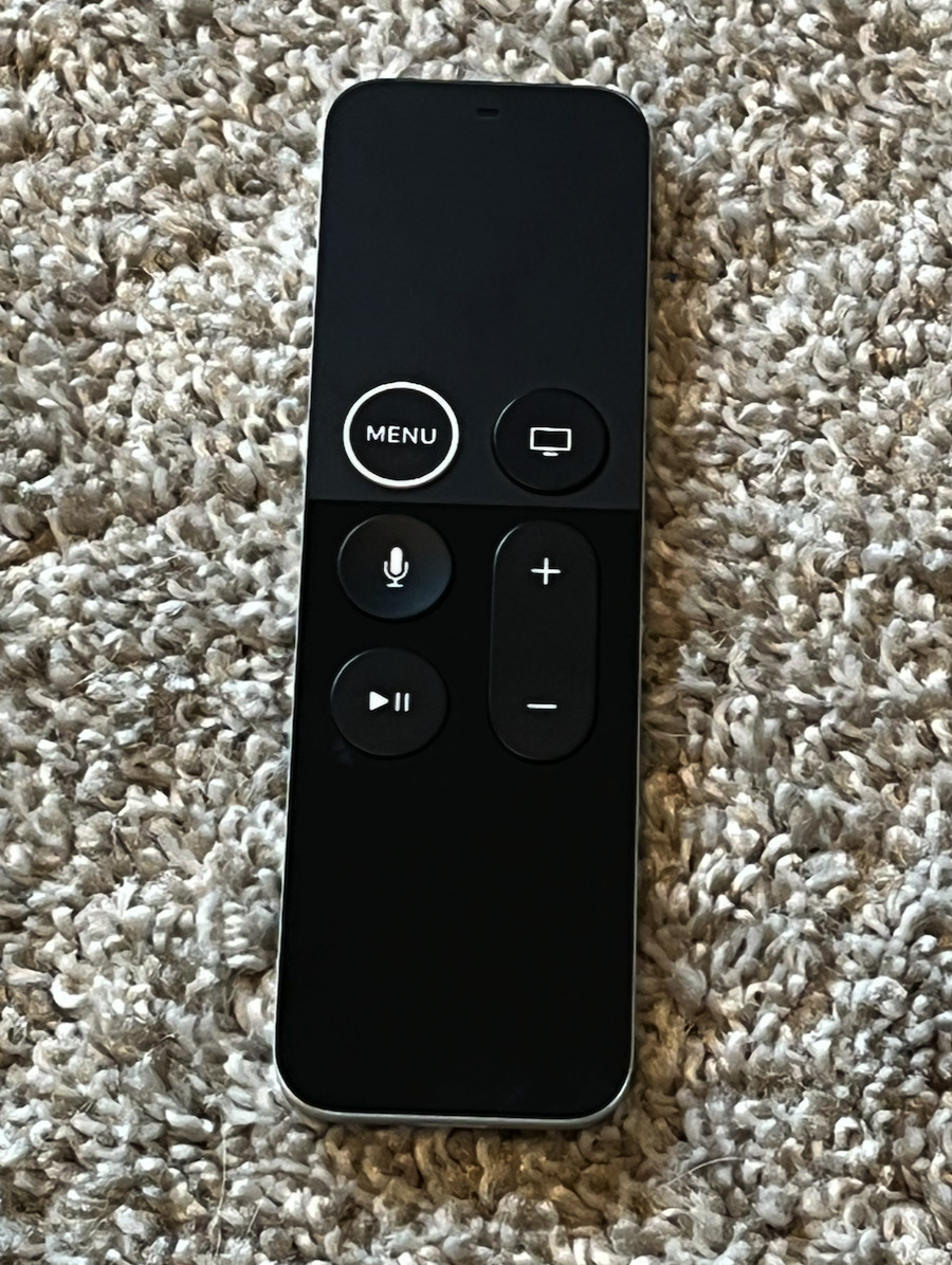 Apple TV Siri Remote Control -- EMC3186 -- A1962