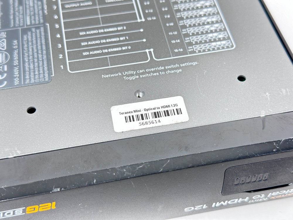 Blackmagic Teranex Mini Optical to HDMI 12G Converter