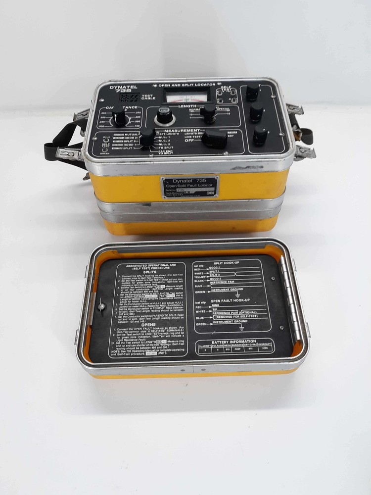 Dynatel MODEL 735 Portable Open/Split Cable Fault Locator
