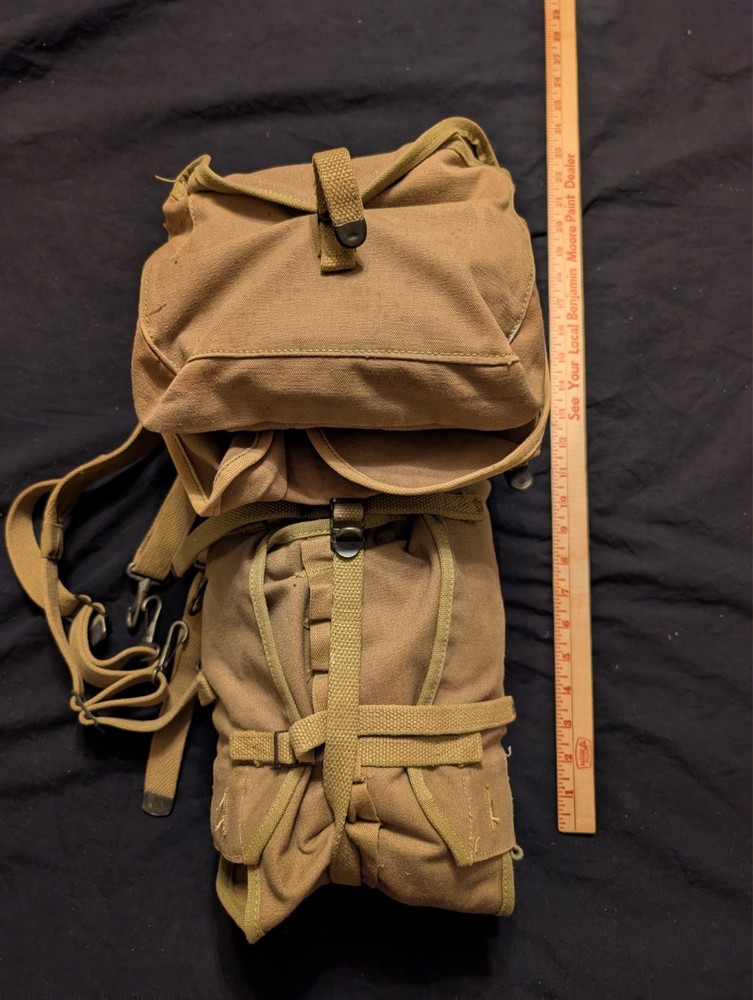 M-1928 Haversack Complete with Blanket and Mess Kit
