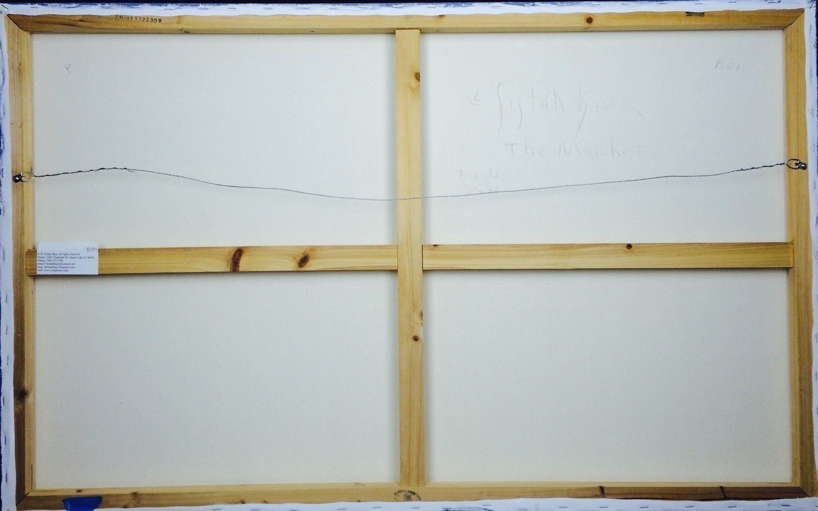 Art Fresh Vegetable Market Painting Original for Deli Restaurant 30x48