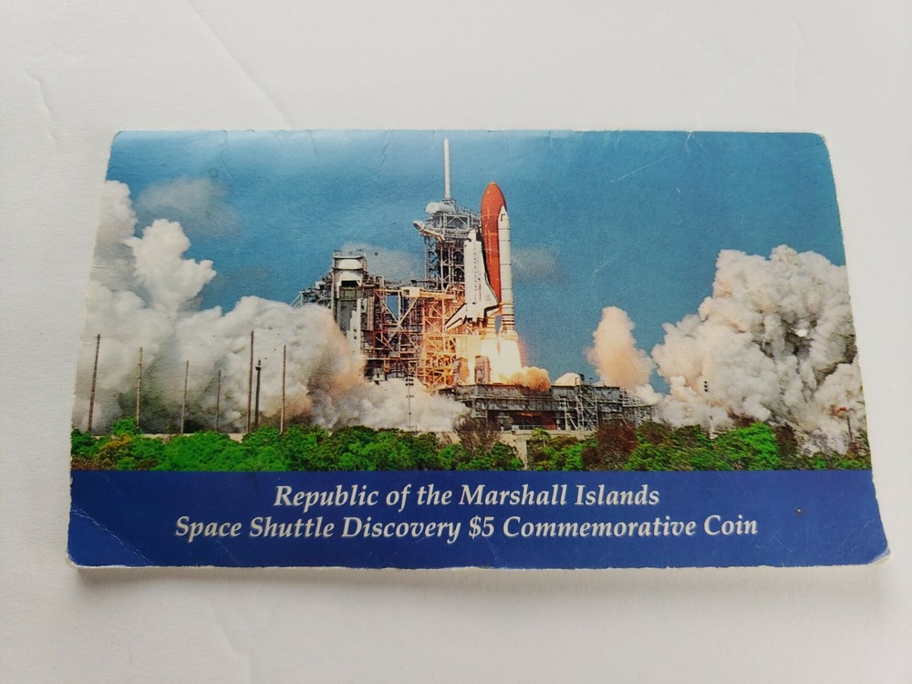 The Space Shuttle Discovery 1988 $5 Commemorative Coin