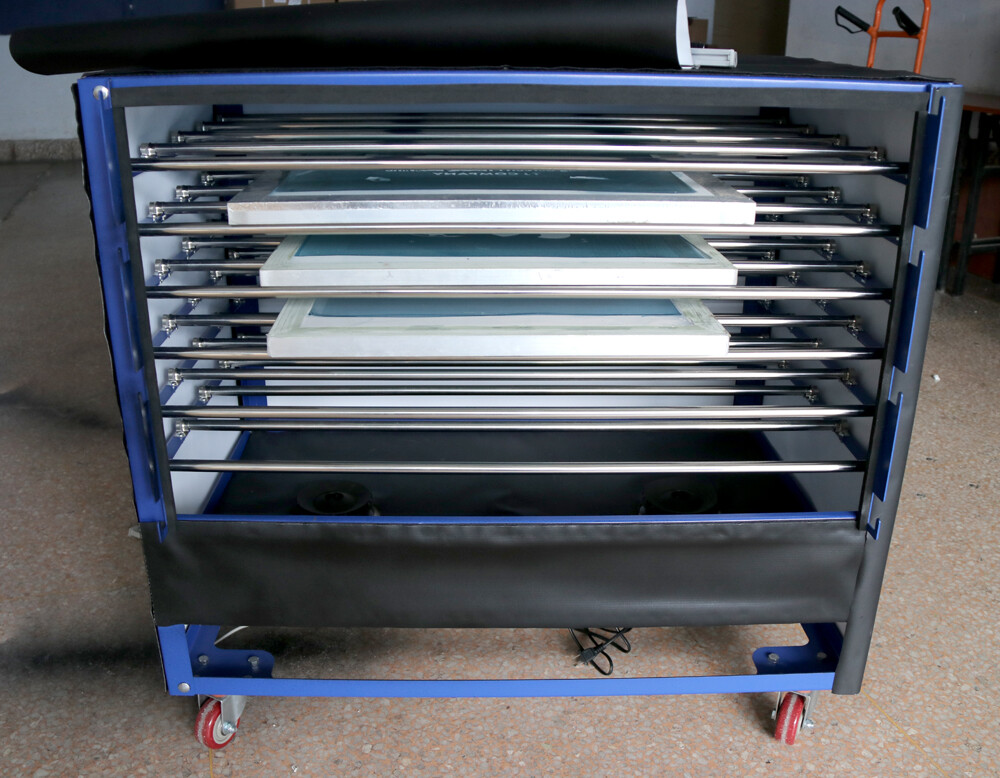 Vertical Screen Printing Drying Cabinet 6 Layers Screen Frame Dryer 2 Blowers