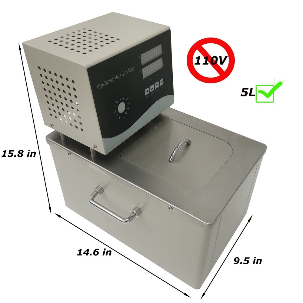 220V 5L Lab High-Temperature Circulating Oil Tank Heated Circulating Pump