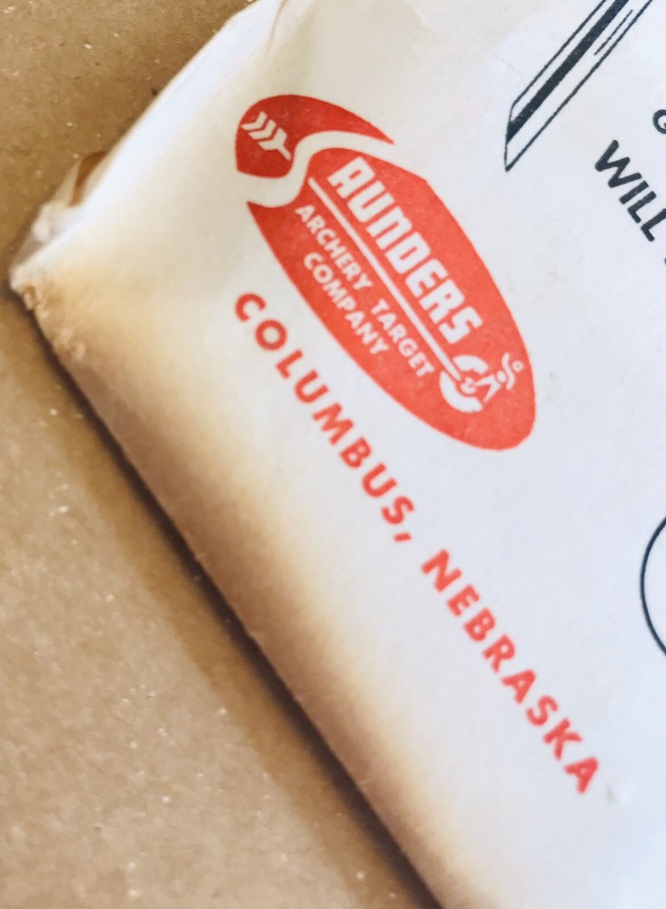 Aunders Archery. 4 Target Face Stamples. Galvanized.