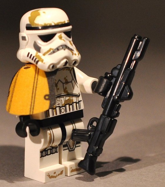 Brickarms DC-15 Blast Rifle for Clone Mini-figures -Clone Trooper Weapon!
