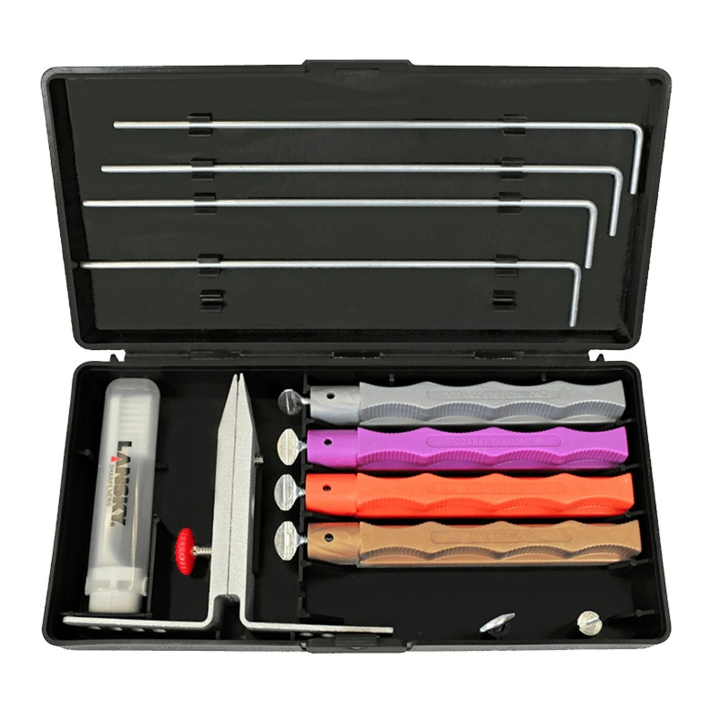 Lansky 4 Stone Deluxe Diamond Controlled Angle Knife Sharpening System