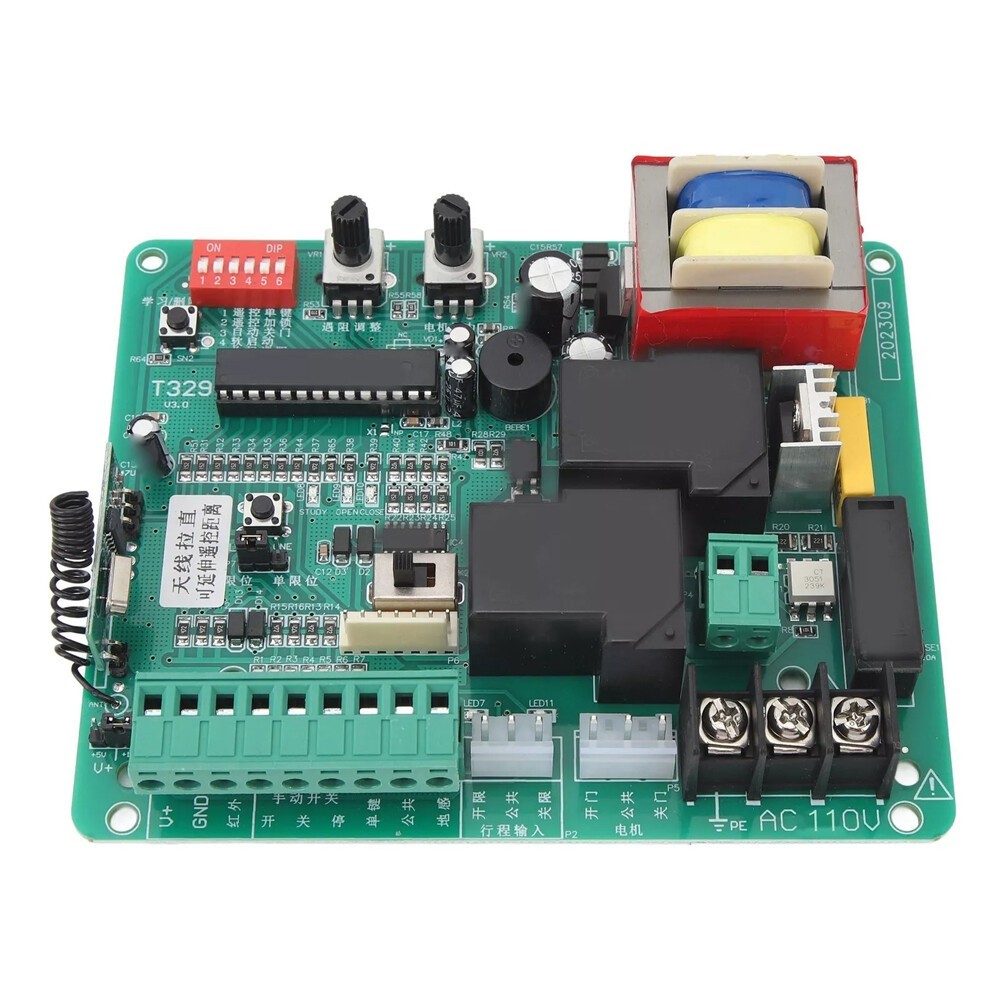 Universal Circuit Control Board Main Electronic Control For Sliding Gate Opener