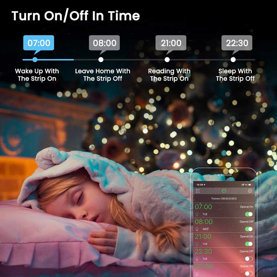 24/3 Keys WIFI LED Controller Led Decoration RGB Color Changing Strings Light