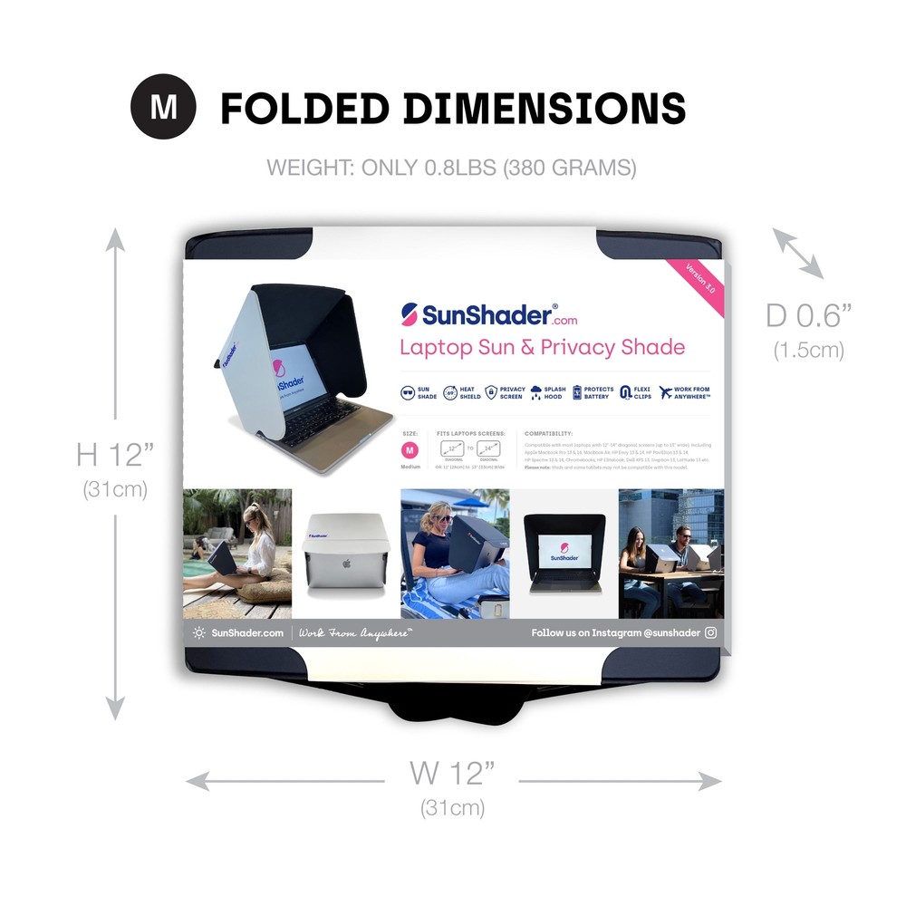 SunShader 3 - Laptop Sun Shade