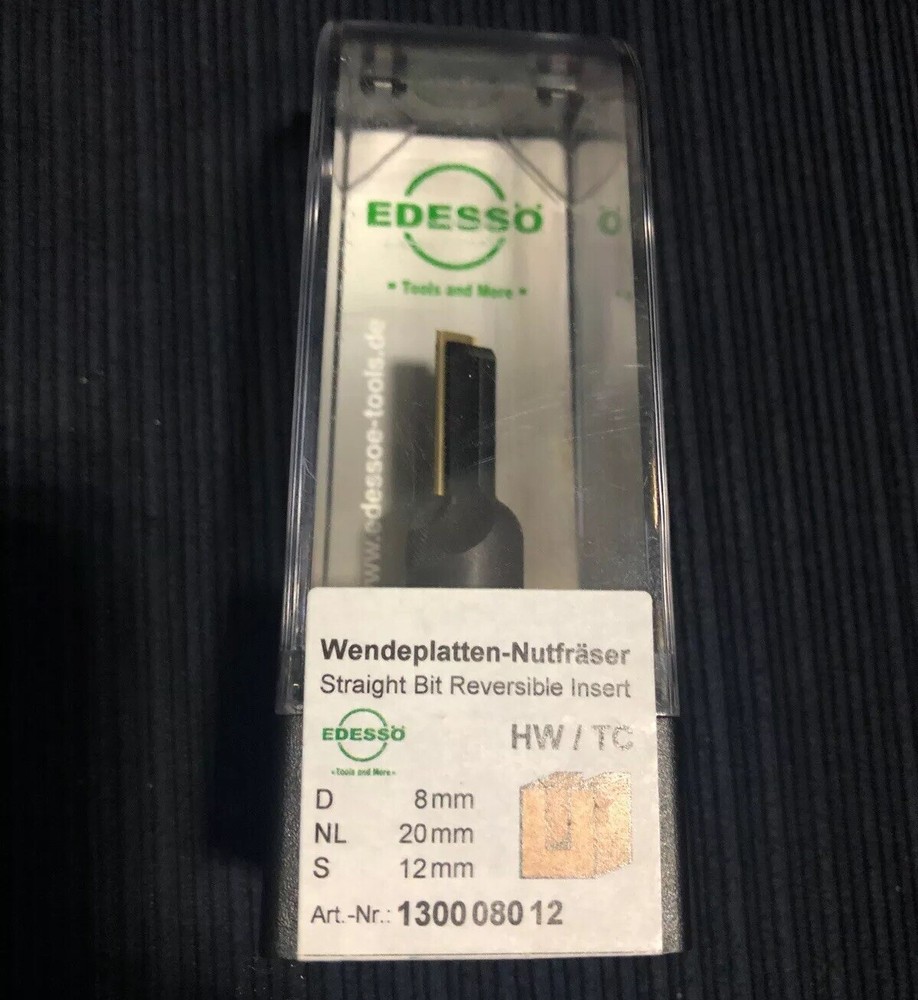 Edessö 130008012 Straight Bit Reversible Insert HW / TC