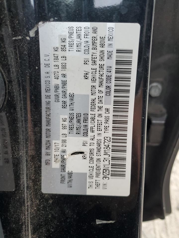 Console Front Floor With CD Player Fits 17-18 MAZDA 3 4827524