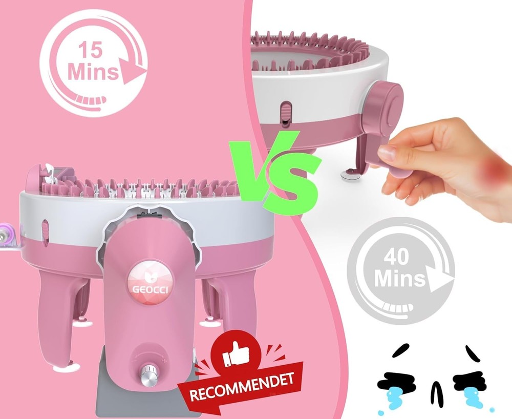 Electric Knitting Machine Adapter for Sentro 40 & 48-Needle=