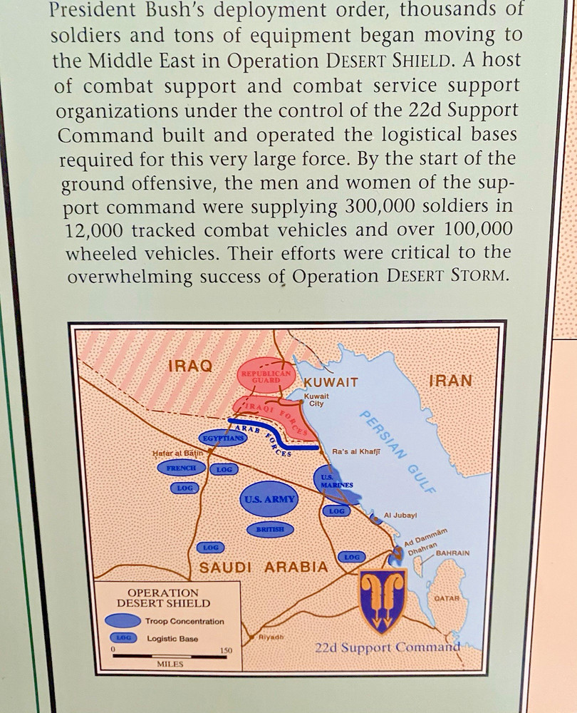 Operations Desert Shield/Desert Storm 24'" x 30" Poster CENTCOM Unframewd