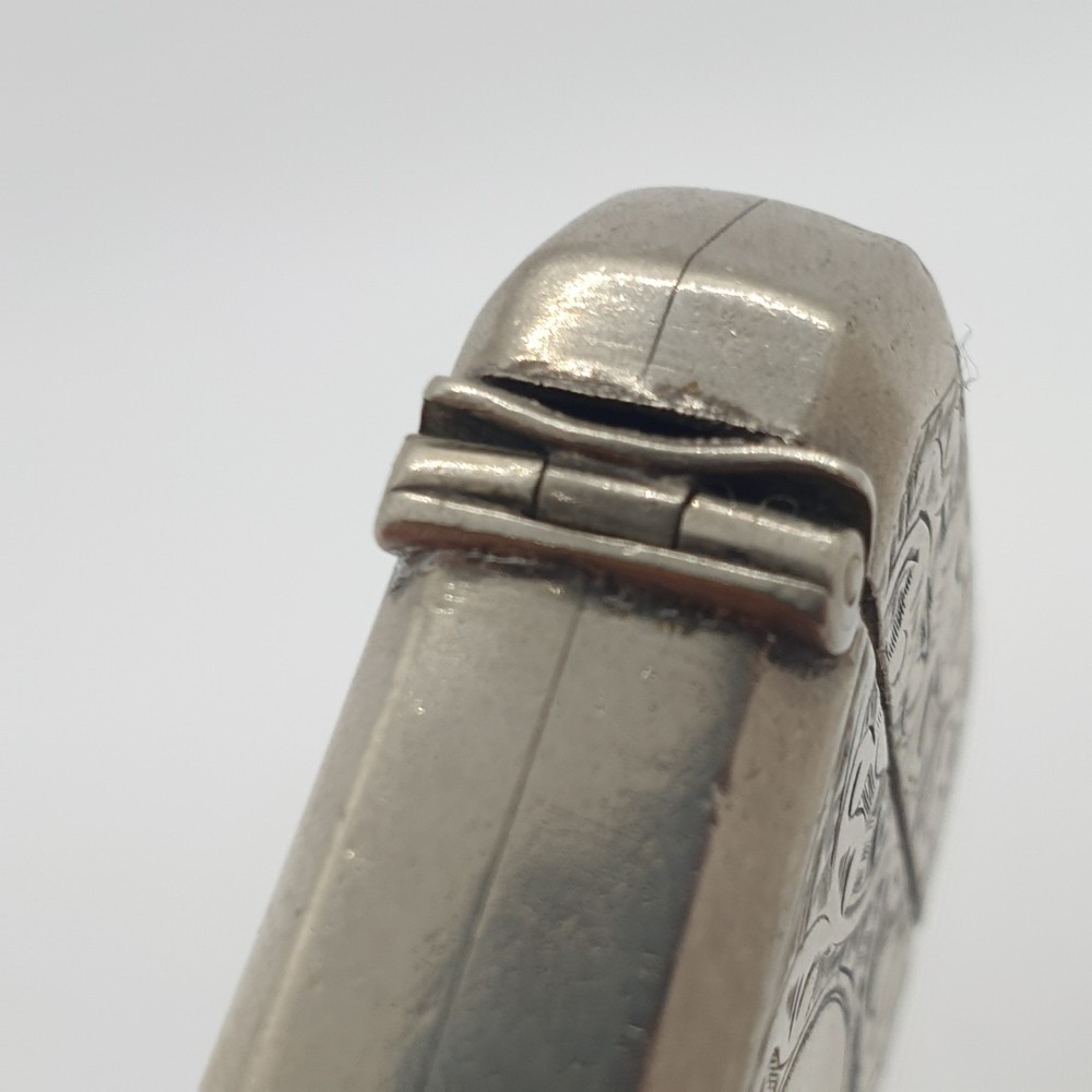 Silver-Plated Vesta Case Match Holder AE1