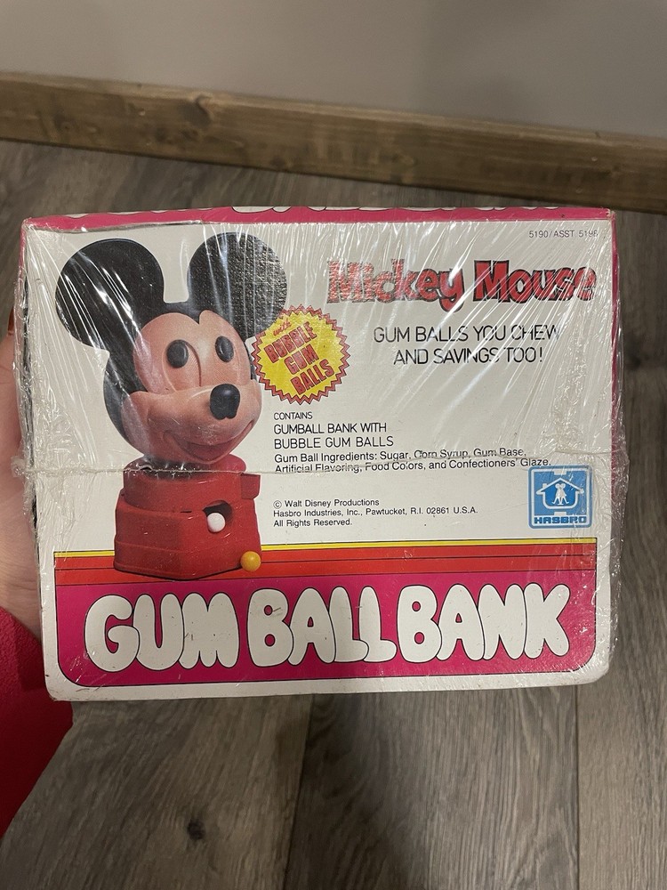 vintage mickey mouse gumball machine Hasbro
