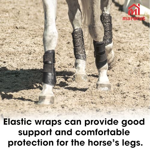 4Pcs Protectores Para Caballos Patas, Horse Leg Wraps Protectores Boots Set