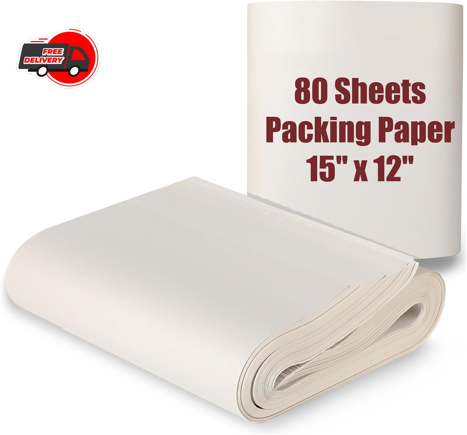 15" X 12" Packing Paper Sheets for Moving Supplies, Newsprint Paper Sheets for M