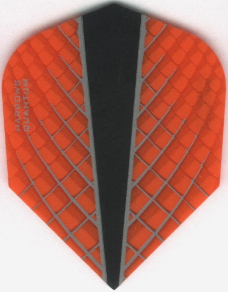 Orange Harrows QUANTUM Dart Flights: 3 per set
