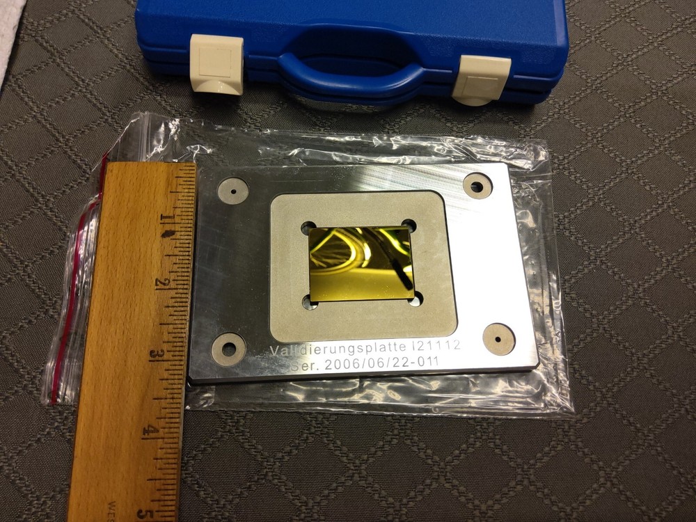 Validation Plate, Validierungsplate, l21112, German, Bruker Spectrometer??
