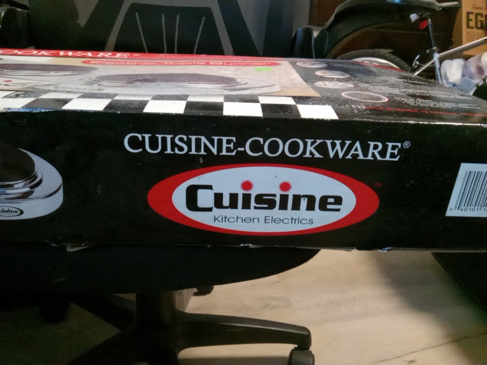 Cuisine Cookware Electric Triple Burner