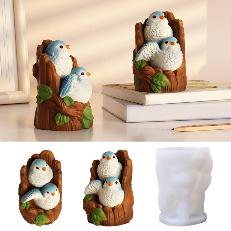 Stump Sparrow Silicone Mould for Baking Reusable Without