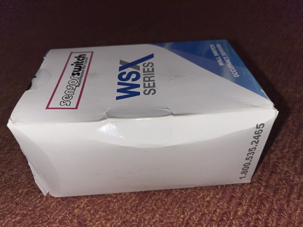 Acuity Controls Sensor Switch WSX WH Wall Switch Sensor 120/277