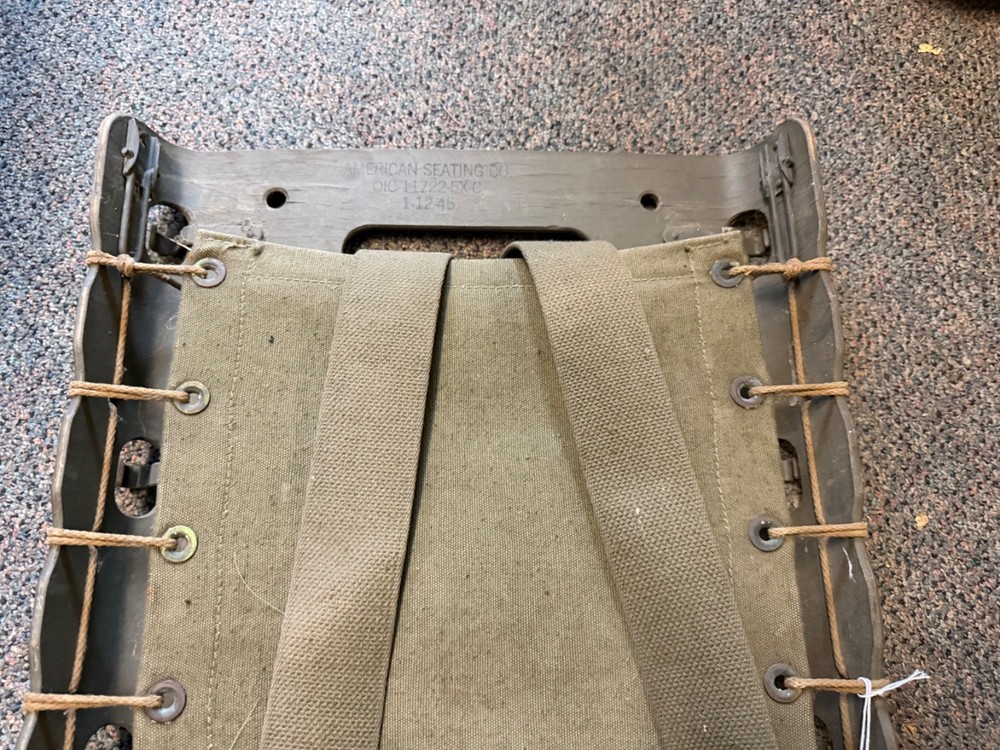 ORIGINAL WWII US ARMY M1944 EQUIPMENT AMMO CARRY PACK BOARD BACKPACK-DATED 1945