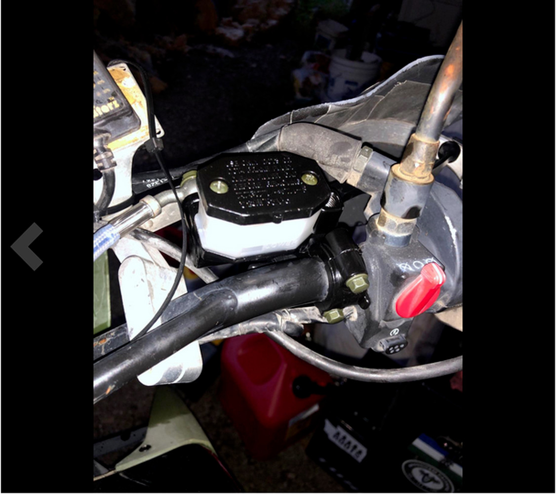 7/8" Motorcycle Right Brake Levers Master Cylinder Reservoir Lever M10 US