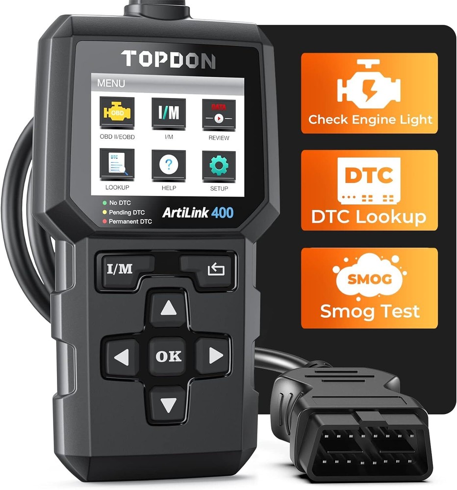 ArtiLink400 OBD2 Scanner Solve Generic & Manufacturer-specific Trouble Codes