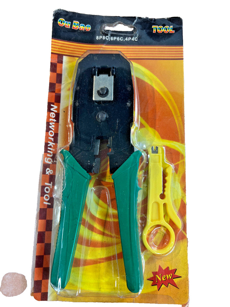 RJ45 Network Cable Crimper Crimping Pliers Cat5 Ethernet LAN Network Tool Telcom