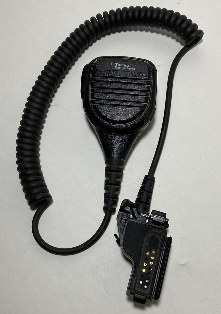 Tactical Ear Gadgets Rhino Quick Release Speaker Shoulder Mic Replacement Black