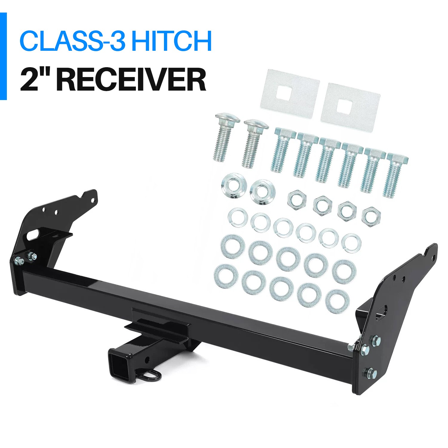 Class 3 Rear Bumper Trailer Hitch 2" Tow Receiver For Toyota Tacoma 1995-2004