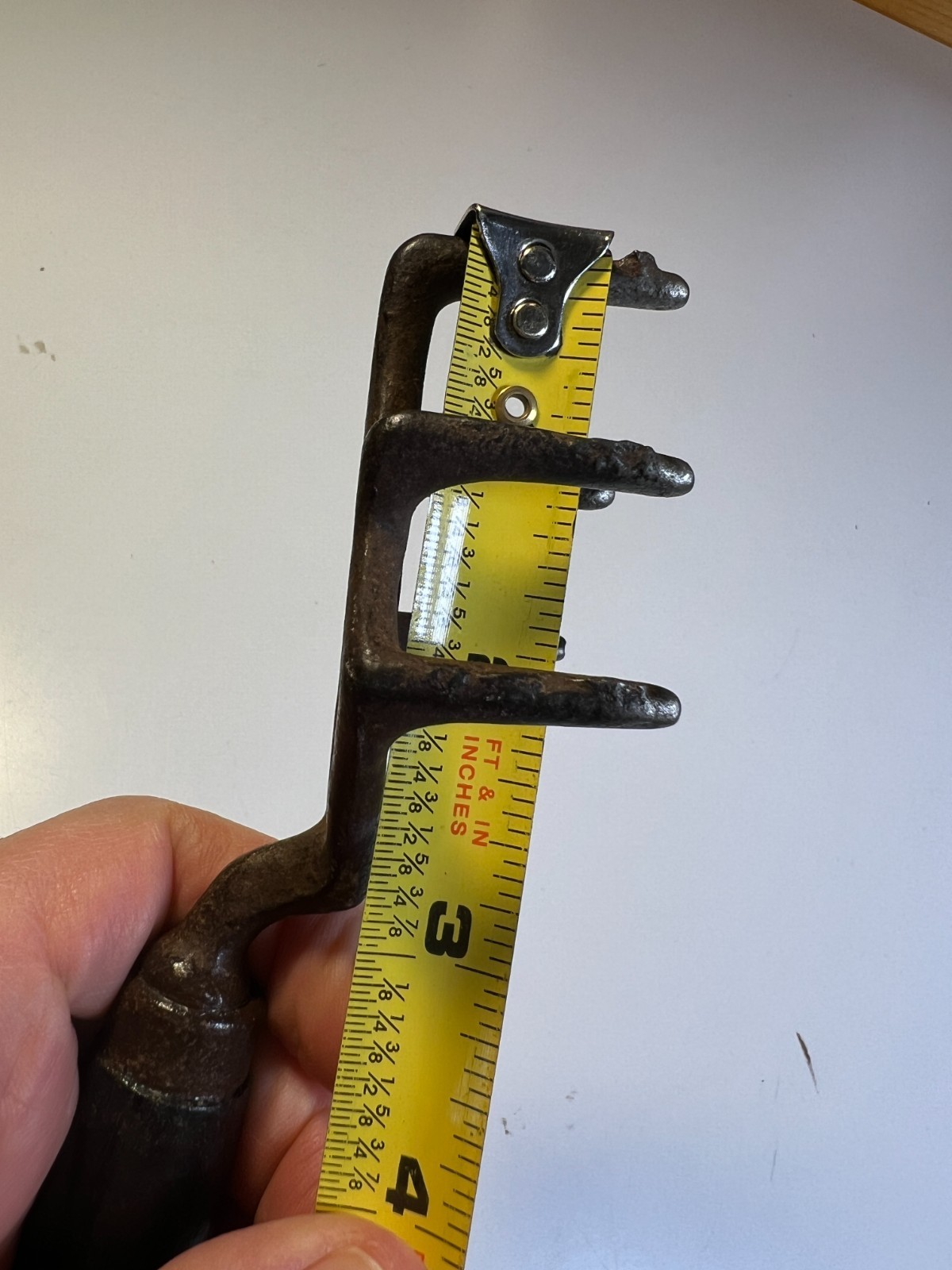 Antique 1800s Hand Cultivator Root Asparagus Fork Hand Forged Iron Garden Tool