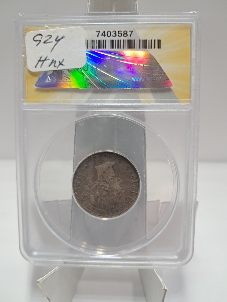 1858 CANADA VF 20 ANACS Canadian 20 CENT