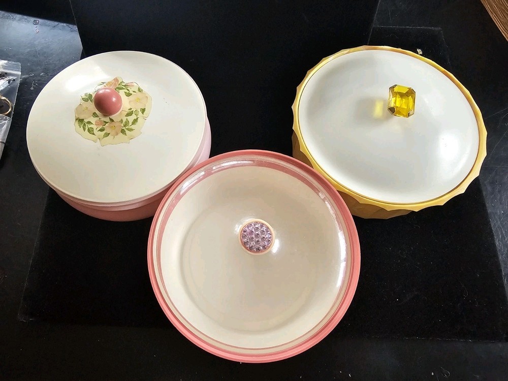 Vintage Avon Dusting Powder Containers Empty Collectable