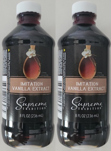 Imitation Vanilla Extract - 8 oz, 2 bottles