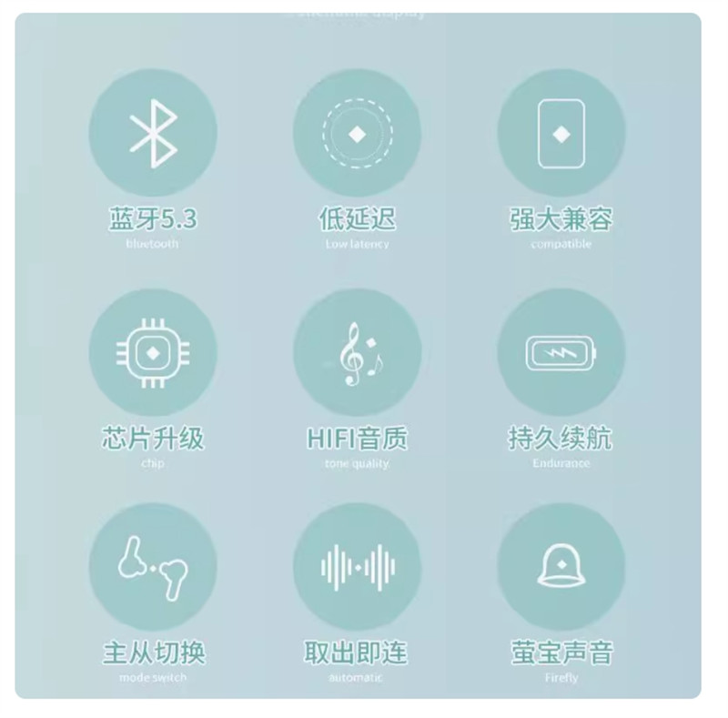 Honkai: Star Rail Firefly Theme Student Headset Wireless Bluetooth Collection