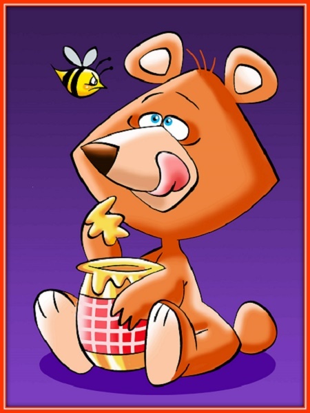 30 Custom Honey Bear Personalized Address Labels