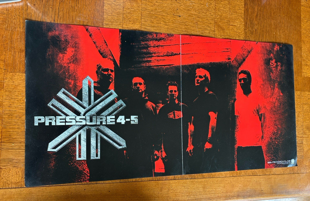 Pressure 4-5 Signed Double Sided Poster