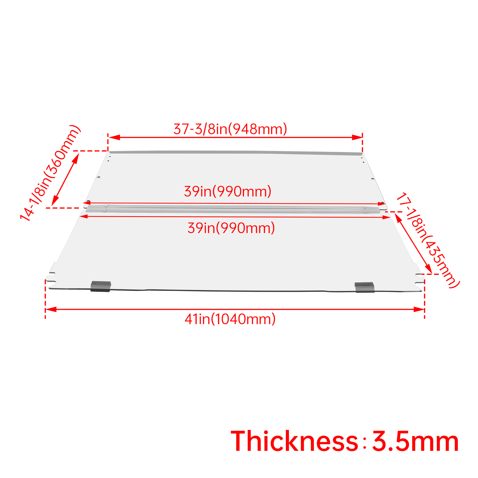 For EZGO TXT & Medalist 1994-2014 Golf Cart Clear Folding Windshield Windscreen