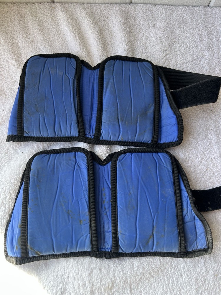 TWO ALL PRO 5LB - ADJUSTABLE ANKLE WEIGHT - COMPLETE - 10lb Total