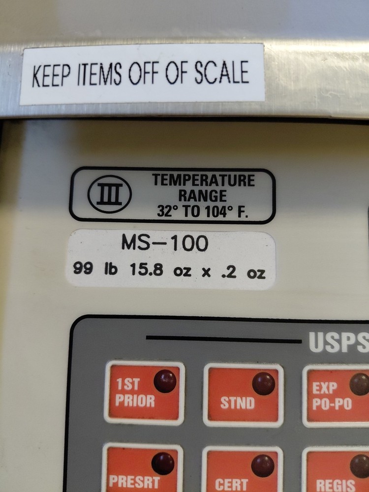 Cardinal Detecto Commercial Scales MS-100