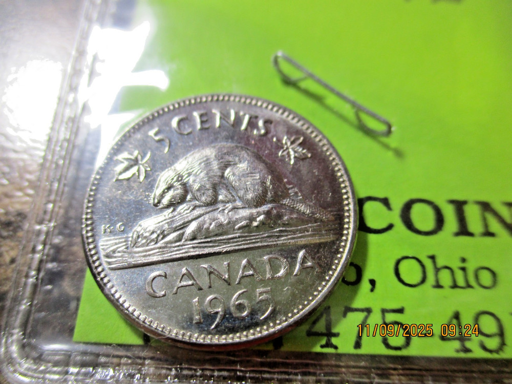 1965 CANADA PL NICKEL     AL